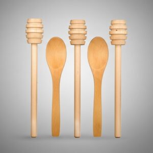 ملاعق عسل خشبي 5